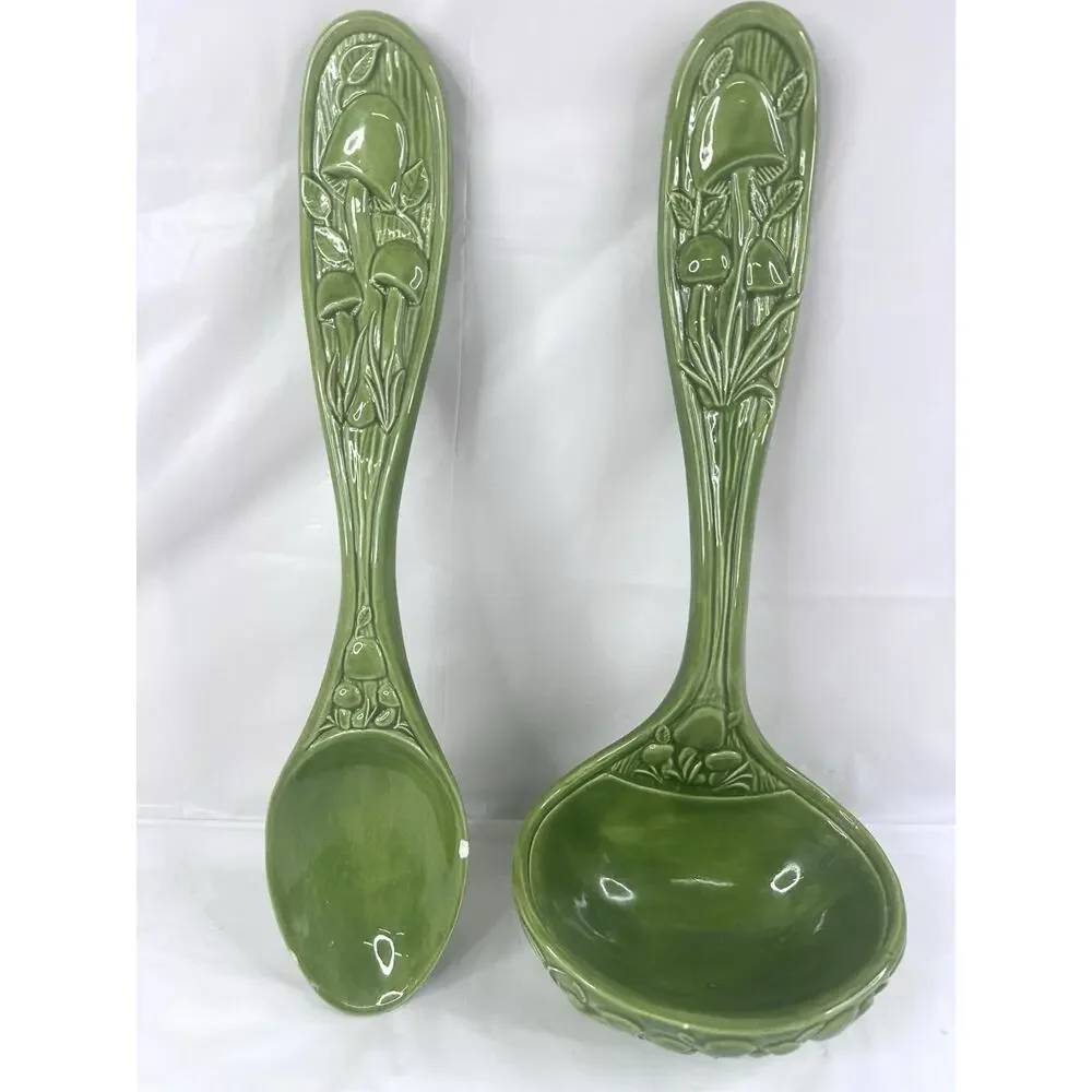 Vintage Arnel's Mushroom Ladle Spoon Ceramic Wall Mount Kitchen Decor MCM 70’s